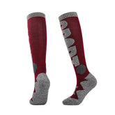 Knee High Hiking Ski Socks | Bold Logo Reinforced Footbed